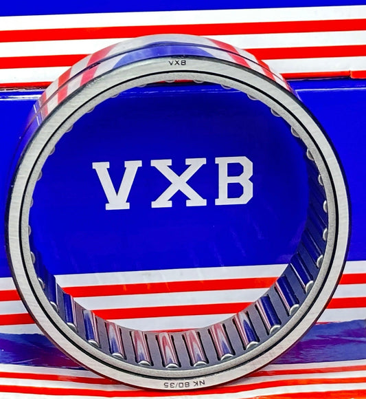 NK80/35 Needle Roller Bearing 80x95x35mm - Machined Type