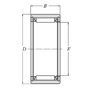 NK90/35A Needle Roller Bearing 90x110x35mm - Machined Type