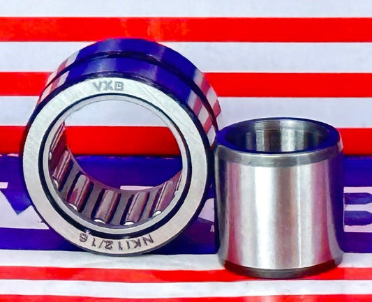 NKI12/16 Needle Roller Bearing 12x24x16mm - Machined Type