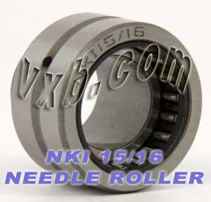 NKI15/16 Needle Roller Bearing 15x27x16mm - Machined Type
