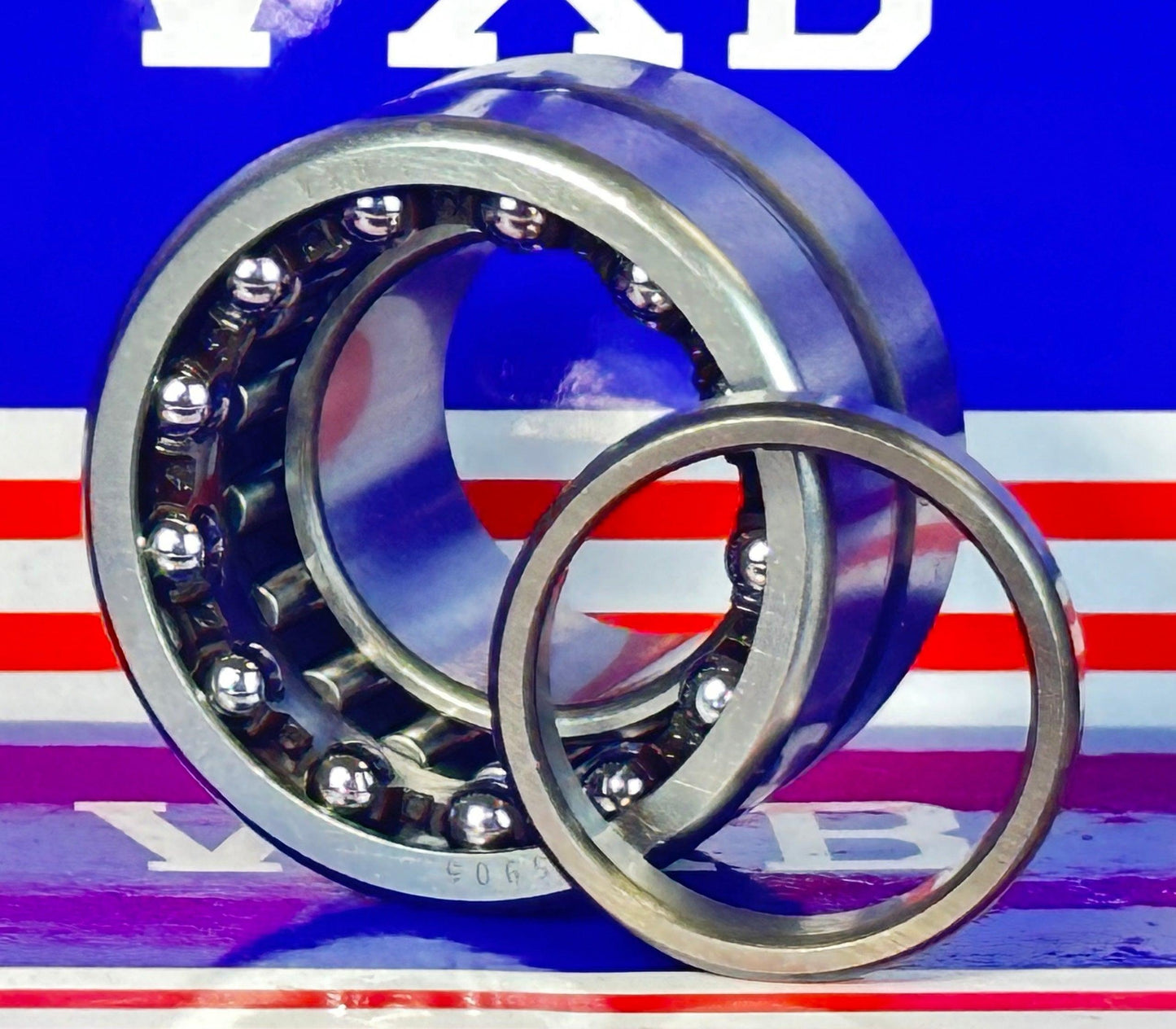 NKIB5905 Needle Roller Bearing w 3-Point Contact Ball Bearing 25x42x25mm - Machined Type