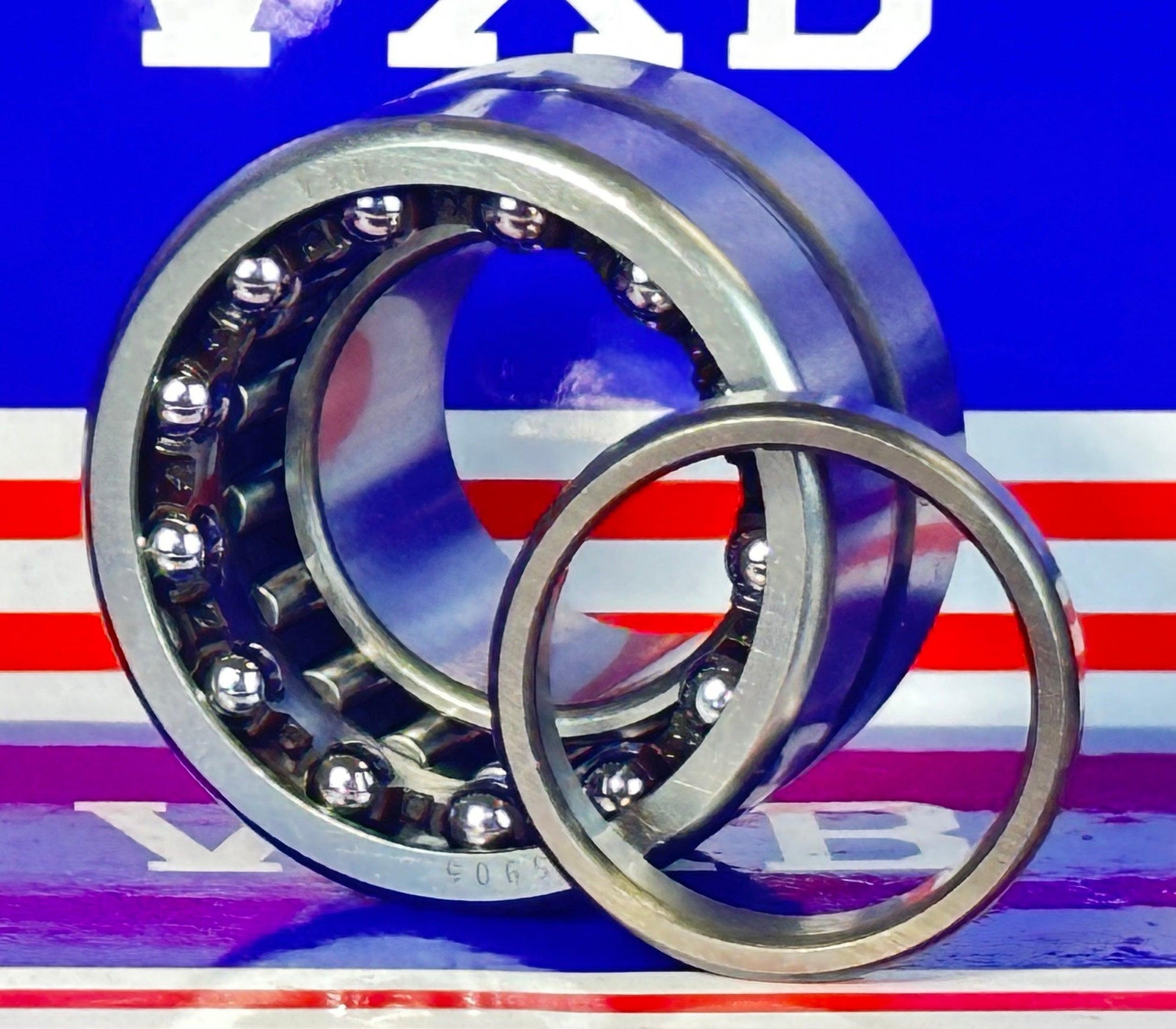 NKIB5905 Needle Roller Bearing w 3-Point Contact Ball Bearing 25x42x25mm - Machined Type