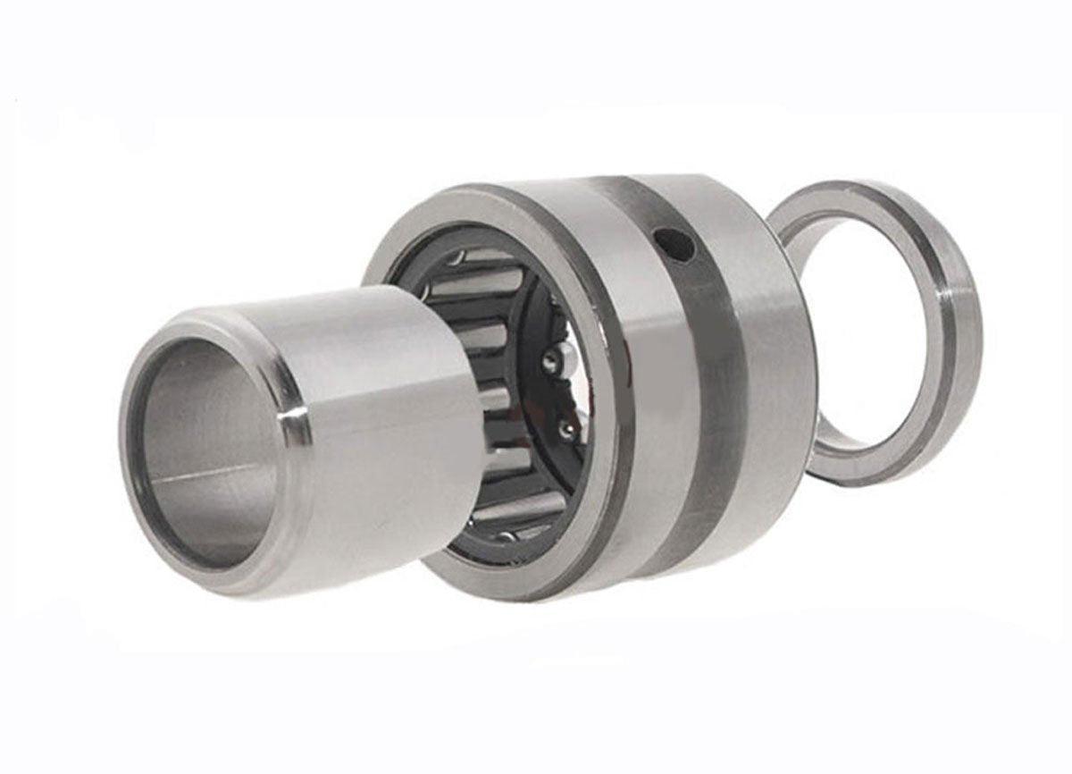 NKJB5907 Needle Roller Bearing With 3-Point Contact Ball Bearing 35x55x27mm - Machined Type
