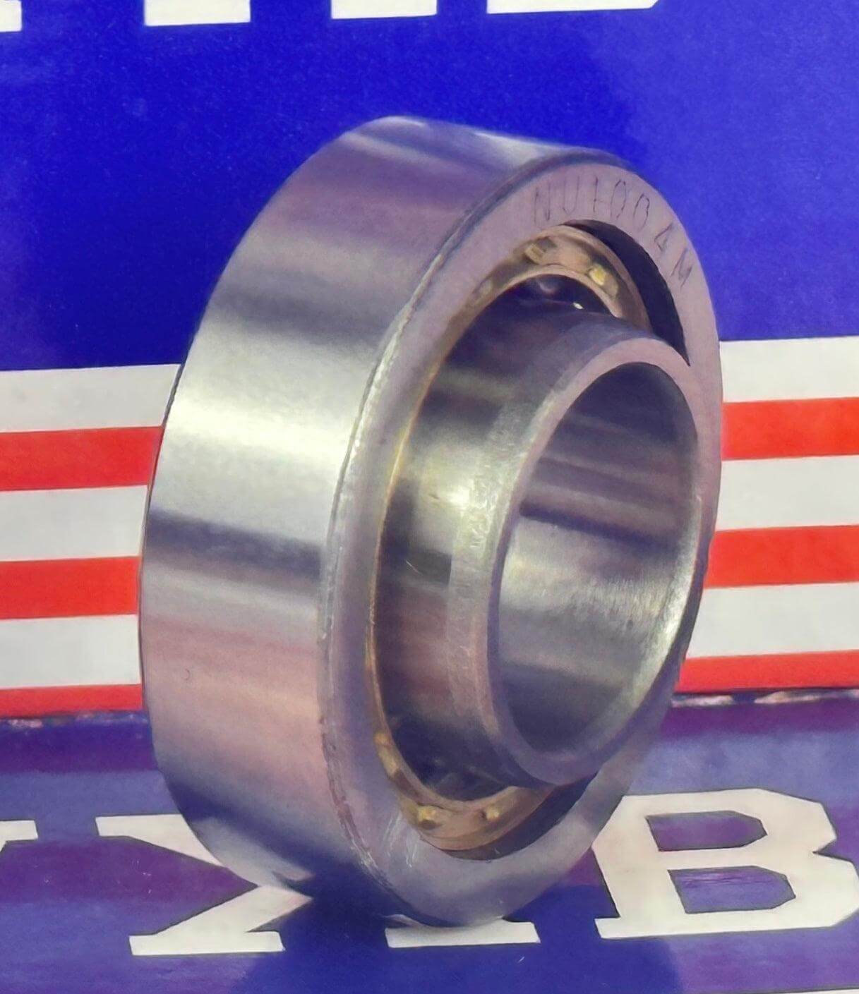 NU1004M Cylindrical Roller Bearing 20x42x12mm Bronze Cage