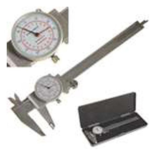 Old School Precision Dial Vernier Caliper Gauge Metric Measuring Tool 0-150mm