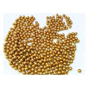10-Pack 8mm= 0.315" Diameter Loose Solid Bronze/Brass Bearing Balls