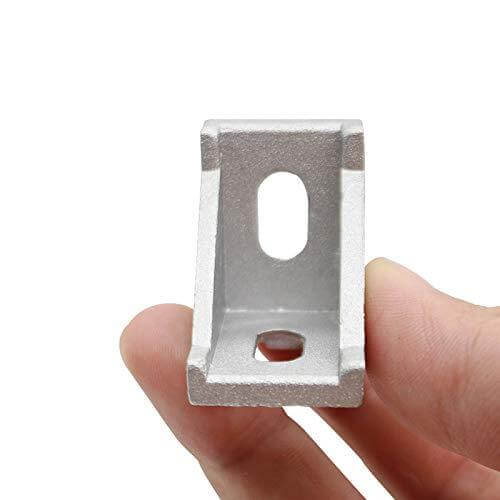 20-Pack Aluminum Profile 2020 Series Corner Bracket/T Nuts/Hex Screw - Rail Accessories