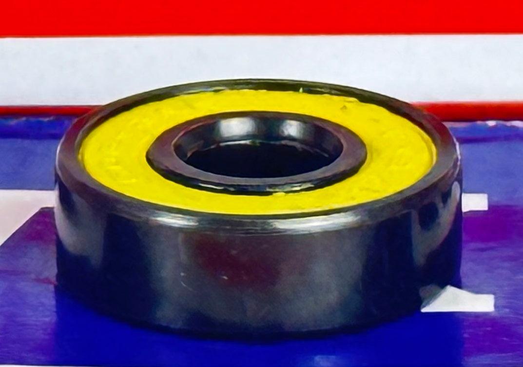 250-Pack 608B-2RS Sealed Bearings - Bronze Cage & yellow Seals 8x22x7mm