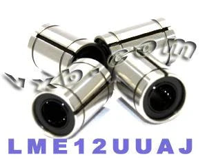 4-Pack LME12UUAJ 12mm Adjustable Bushing 12x22x32 Linear Motion