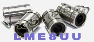 4-Pack LME8UU 8mm Ball Bushing 8x16x25 Linear Motion Bearings