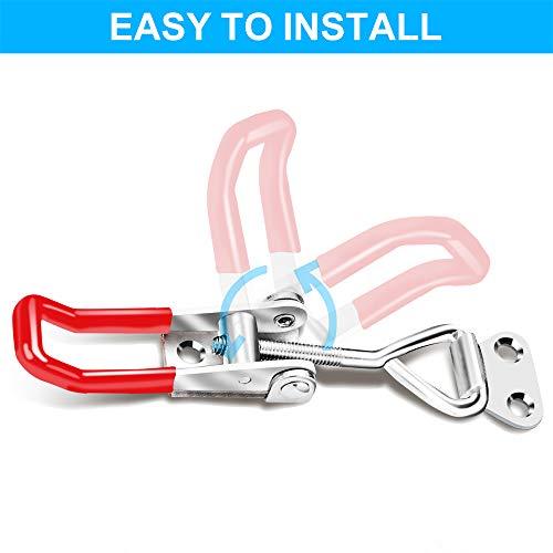6-Pack Adjustable Pull Latch Clamps - 330 lbs Holding Capacity