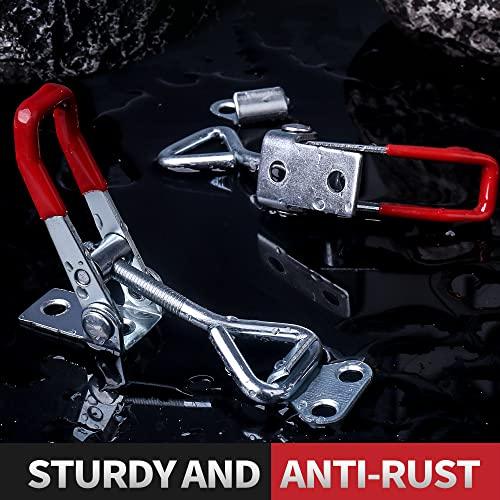 6-Pack Adjustable Pull Latch Clamps - 330 lbs Holding Capacity