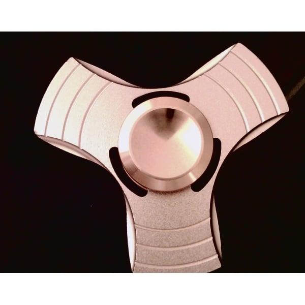 Pink Aluminum Tri Fidget Hand Spinner Toy 42Q