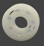 Plastic Bearing - Glass Balls - 1/2" x 1-1/8" x 5/16"