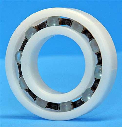 Acetal/POM Plastic Bearing 6005 - Glass Balls - 25x47x12mm