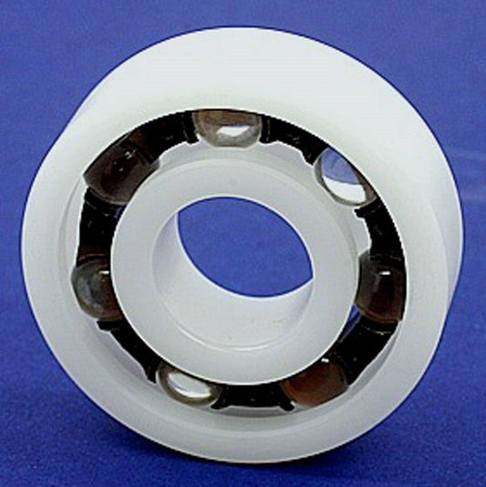 Acetal/POM Plastic Bearing 628 - Glass Balls - 8x24x8mm