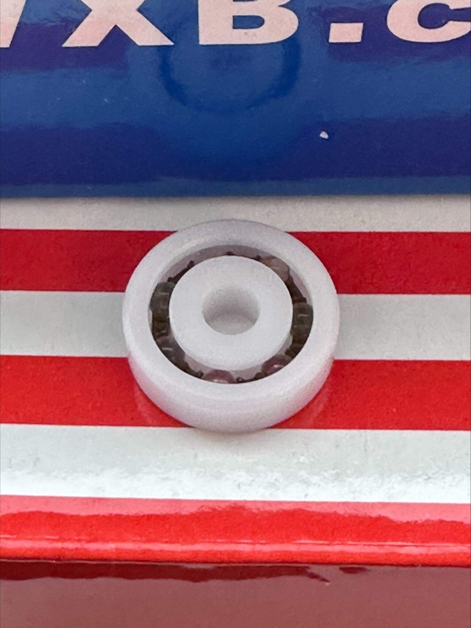 Acetal/POM Plastic Bearing 6x22.5x7mm • Glass Balls