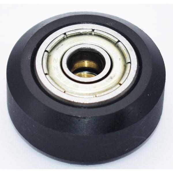 POM 5x24x11mm Polyurethane Rubber Pulley Guide Rail Roller Bearing