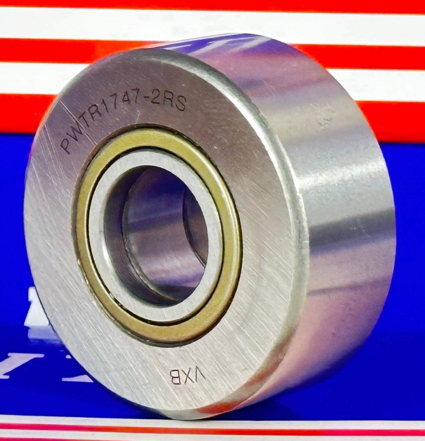 PWTR1747-2RS-XL Track Rollers Bearing Cam Follower - Cylindrical Roller Set - 2 Rubber Seal