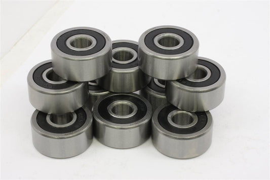 10-Pack R16-2RS - 1" ID x 2" OD x 1/2" Width Sealed Bearing