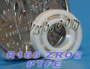 R166 Full Ceramic Bearing 3/16x3/8x1/8 inch Miniature