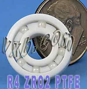 R4 Full Ceramic Bearing 1/4" x 5/8" x 0.196" - Miniature