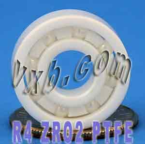 R4 Full Ceramic Bearing 1/4" x 5/8" x 0.196" - Miniature