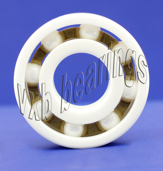 6205 Full Ceramic Open Bearing 25x52x15 ZrO2 PEEK