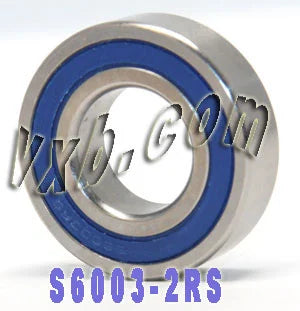 S6003-2RS Stainless Steel Bearing Sealed 17x35x10mm