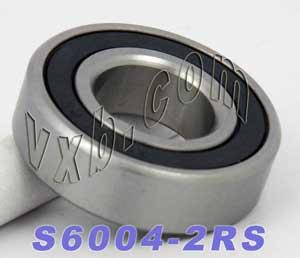 S6004-2RS Stainless Steel Bearing 20x42x12mm Sealed