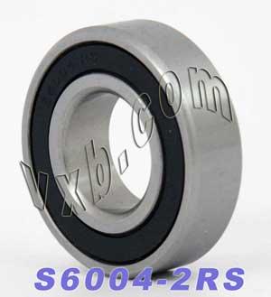 S6004-2RS Stainless Steel Bearing 20x42x12mm Sealed