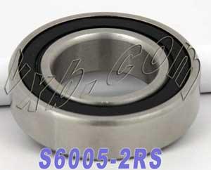 S6005-2RS Stainless Steel Bearing 25x47x12 Sealed