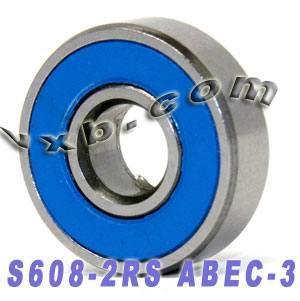 S608-2RS Skate Bearing 8x22x7 Stainless Steel Sealed Bearing