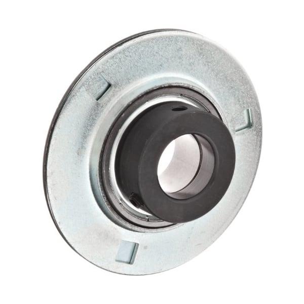SAPF206-20 Pressed Steel Housing Bearing - Eccentric Collar Lock 3-Bolt Mounted