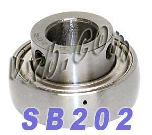 SB202 Ball Bearing Insert 15mm ID - 40mm OD - Set Screw Locking