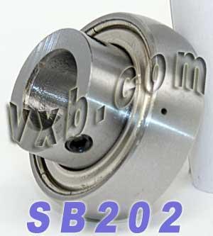 SB202 Ball Bearing Insert 15mm ID - 40mm OD - Set Screw Locking