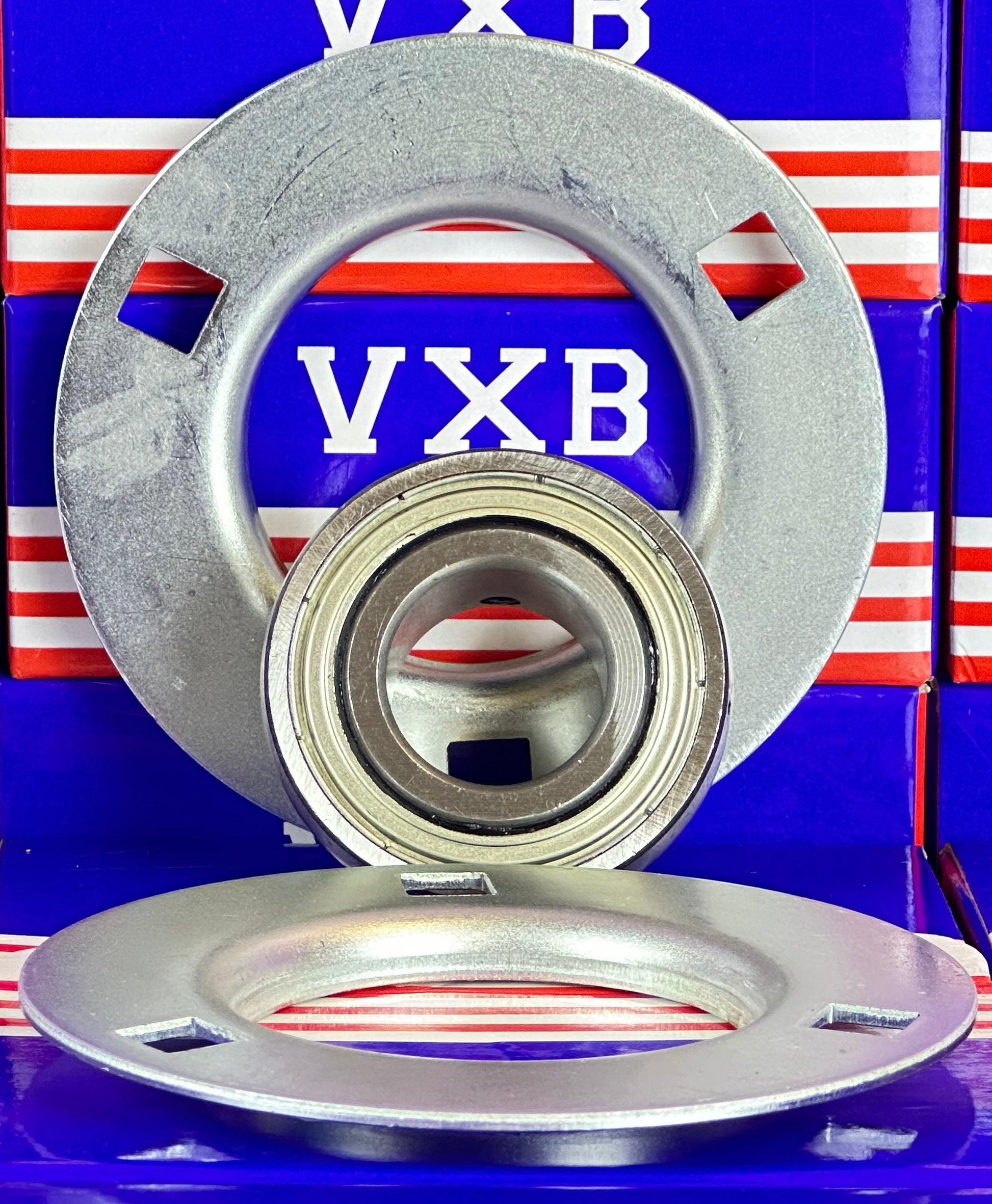 SBPF206-18 Pressed Steel Housing Bearing 3-Bolt Flanged Mounted