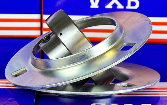 SBPF207-22 Pressed Steel Housing Bearing 3-Bolt Flanged Mounted