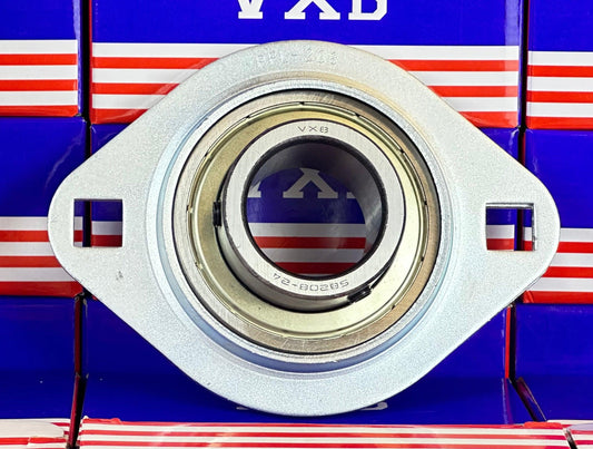 SBPFL208-24 Pressed Steel Bearing 2-Bolt 1-1/2" Flanged Mounted
