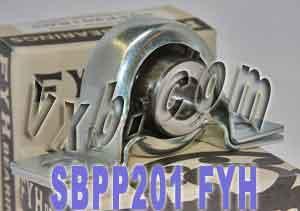 SBPP201 FYH Bearing 12mm Steel pillow type Mounted Bearing