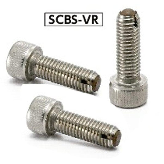 SCBS-M10-25-VR NBK Clamping Cap Vacuum Vented Screws has a full ball to firmly secure workpiece at the contact point.