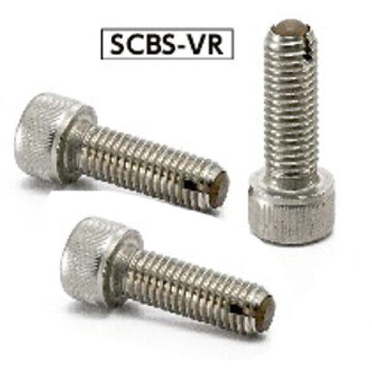 SCBS-M5-12-VR NBK Clamping Cap Vacuum Vented Screws - full ball to firmly secure workpiece for Vacuum Devices Made in Japan