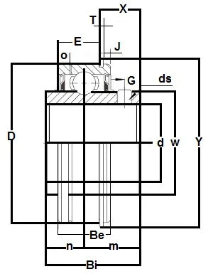SER-50mm Bearing Insert 50mm Mounted