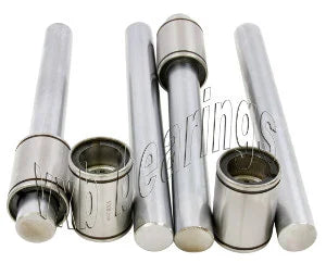 4-Pack 16mm Linear guide Shaft + Ball Bearings for Stamping Forming Dies Parts