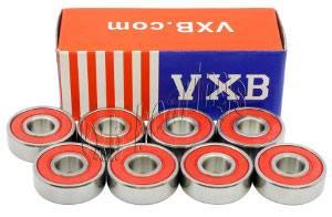 8-Pack 608-2RS Skate/Skateboard Sealed Ball Bearings 8x22x7mm