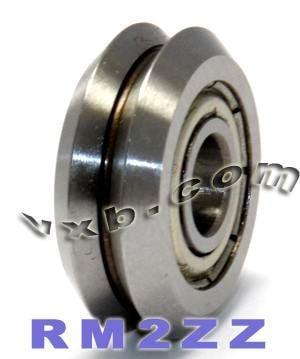 8-Pack RM2ZZ 3/8 V-Groove Guide Bearings Shielded Vgrooved