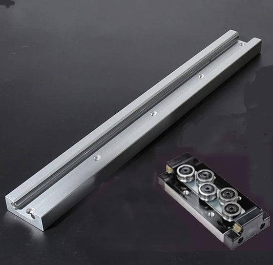 SGR15 13' feet Compact Linear Motion Guide Rail 13 Feet Long + SGB15UU-5 Bearing Block