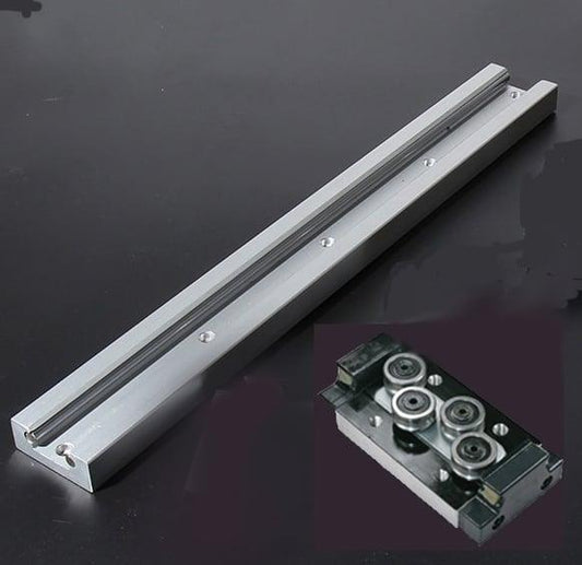 SGR20 4' feet Compact Linear Motion Guide Rail 4 Feet Long + SGB20UU-4 Bearing Block