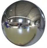 Inflatable Decoration Sphere 90cm Silver Mirror Finish