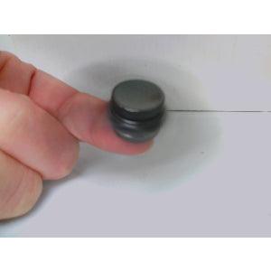 Small Black Aluminum Dual Fidget Hand Spinner Toy 42Q